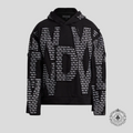 Who Decides War WDW Overlay Hoodie in Black